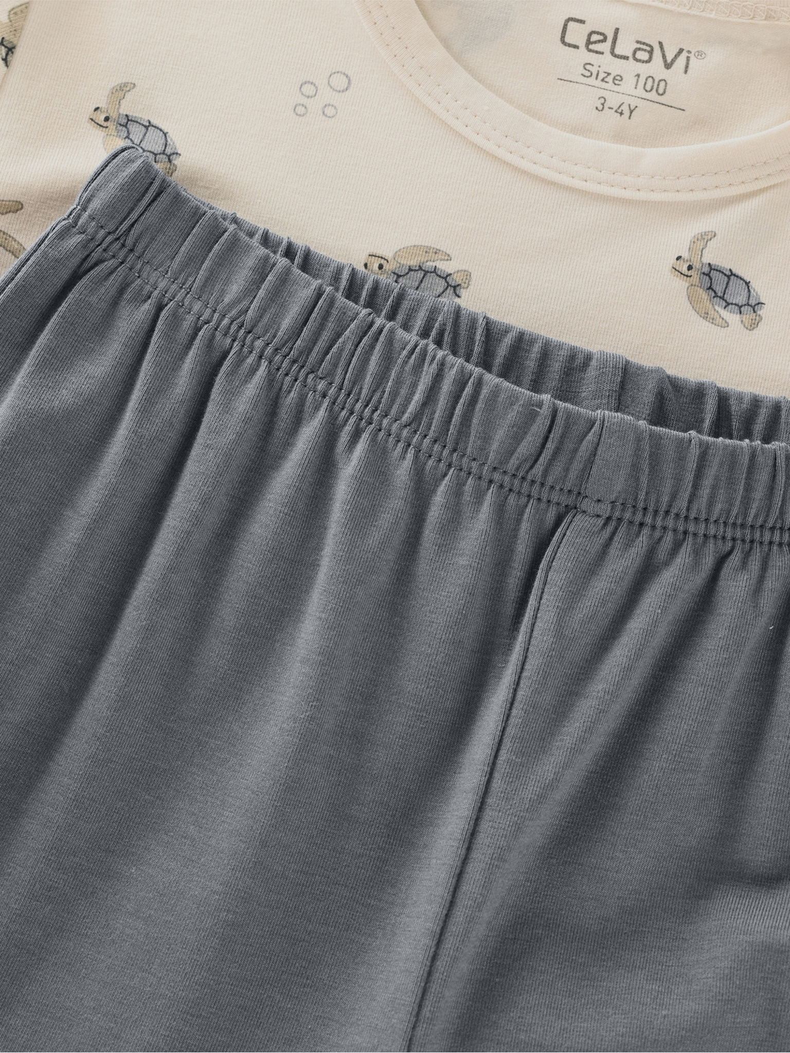 CeLaVi Nattøj Mini LS Pyjamas Sæt turbulence - Billede 4