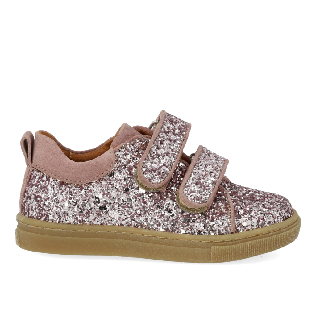 Angulus Sneaker Glitter Velcro Blossom Glitter - Billede 3