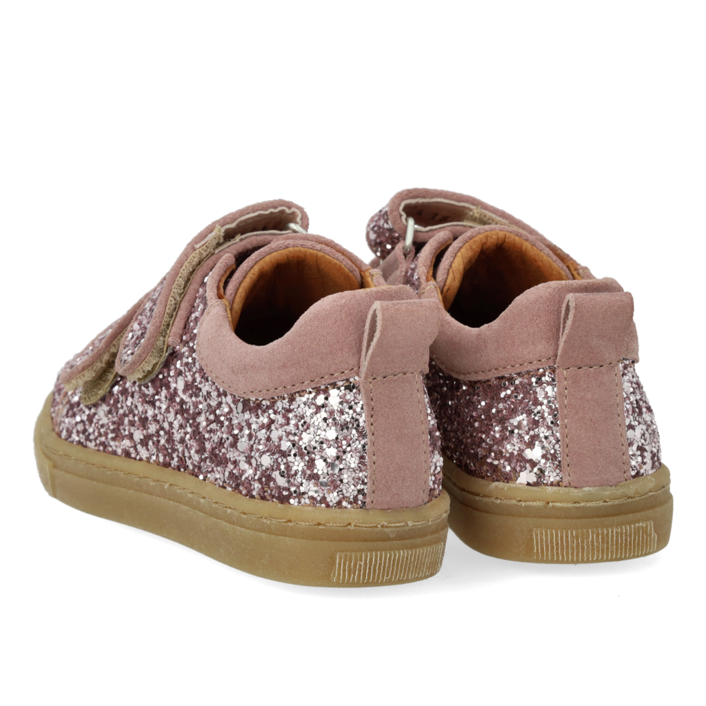 Angulus Sneaker Glitter Velcro Blossom Glitter - Billede 4