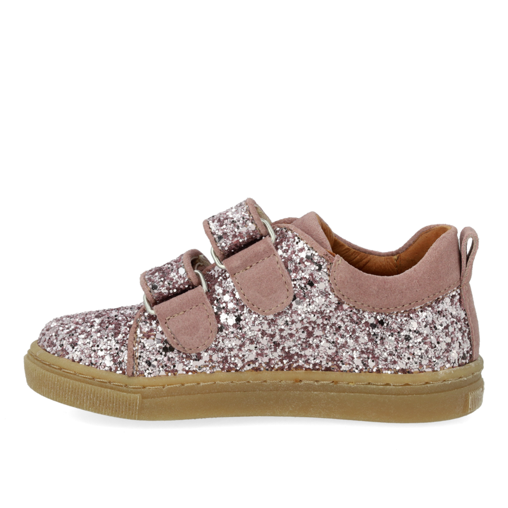 Angulus Sneaker Glitter Velcro Blossom Glitter - Billede 5