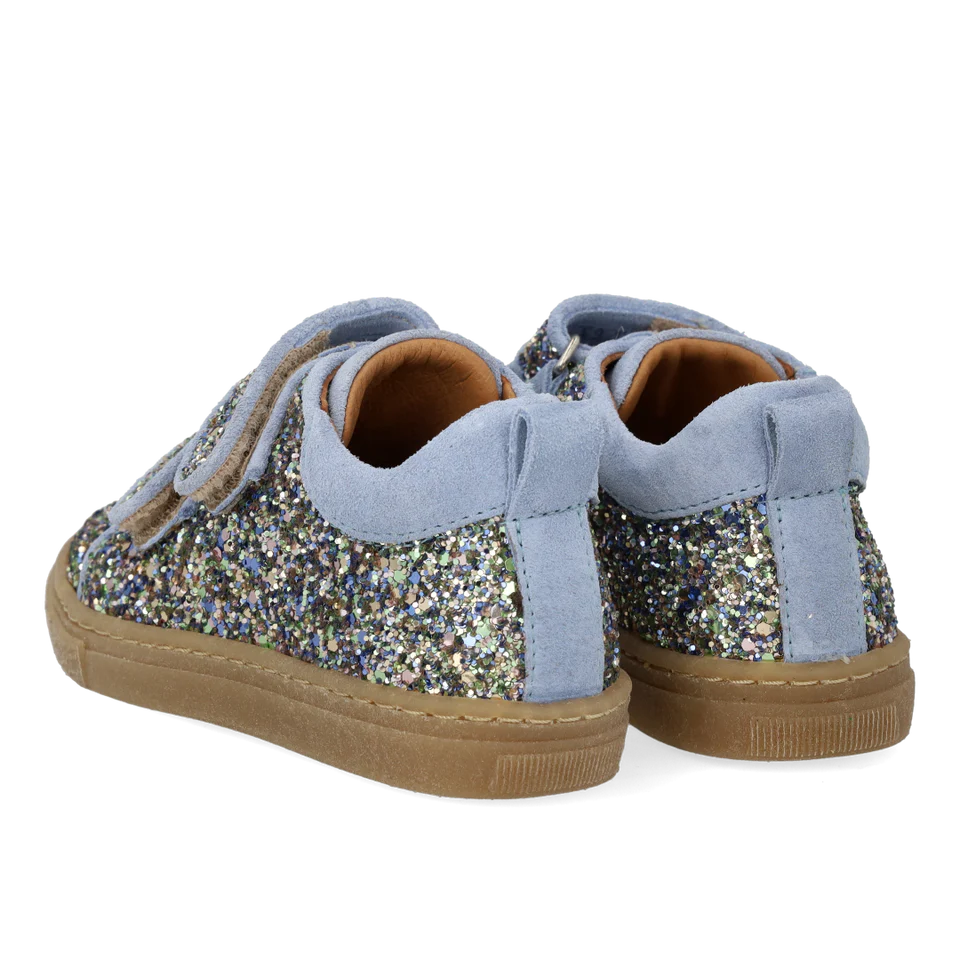 Angulus Sneaker Glitter Velcro Spring Multi Glitter - Billede 3