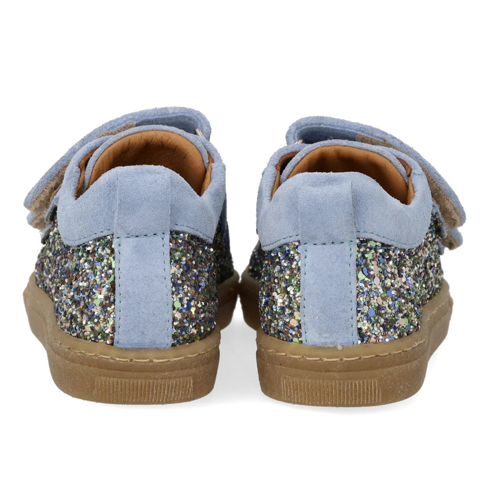 Angulus Sneaker Glitter Velcro Spring Multi Glitter - Billede 6