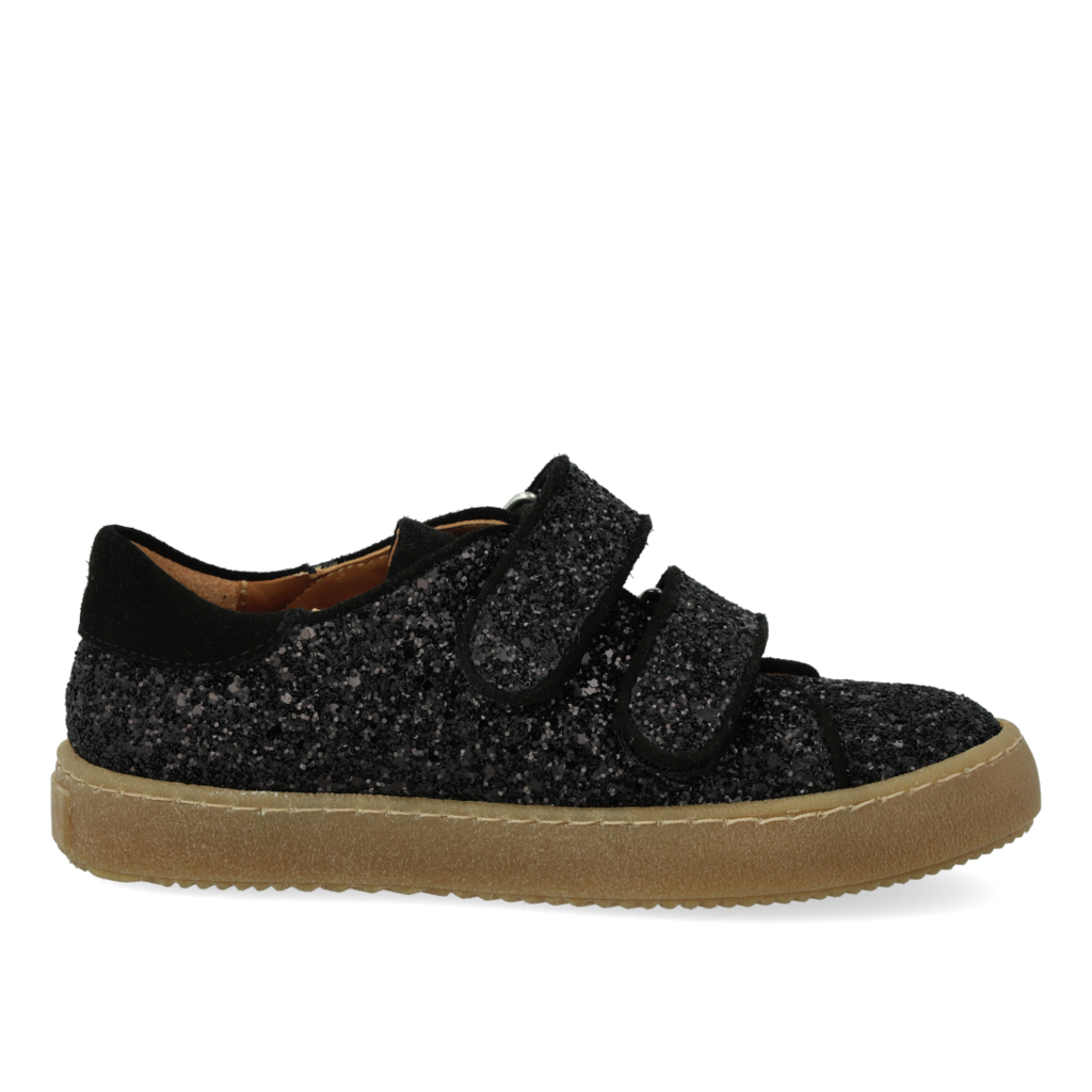 Angulus Sneaker Glitter Velcro Black - Billede 4