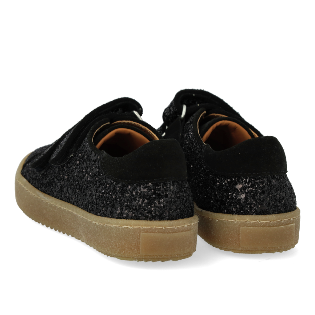 Angulus Sneaker Glitter Velcro Black - Billede 5