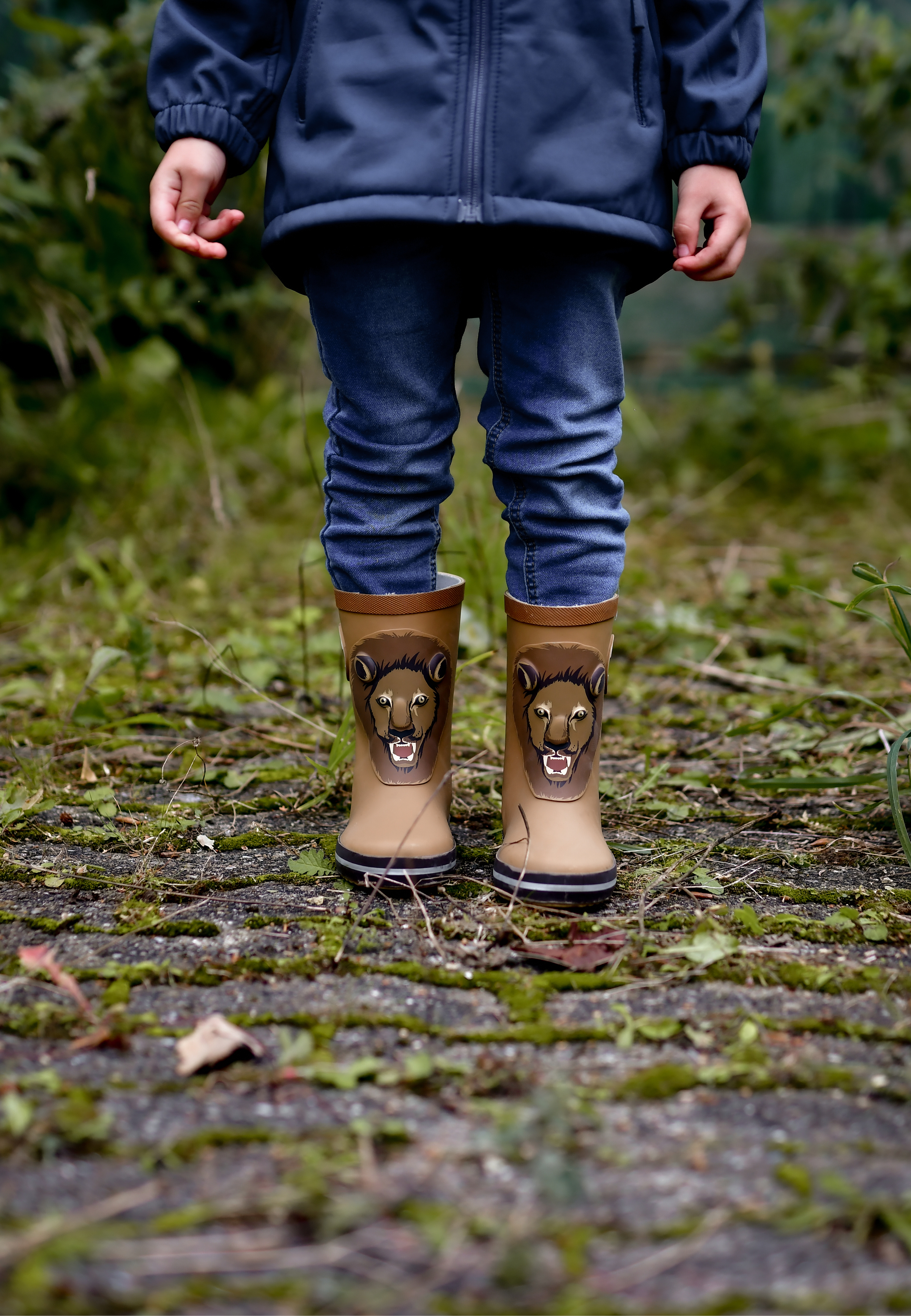 Mikk-Line Gummistøvler 3D Wellie Lion Dijon - Billede 4