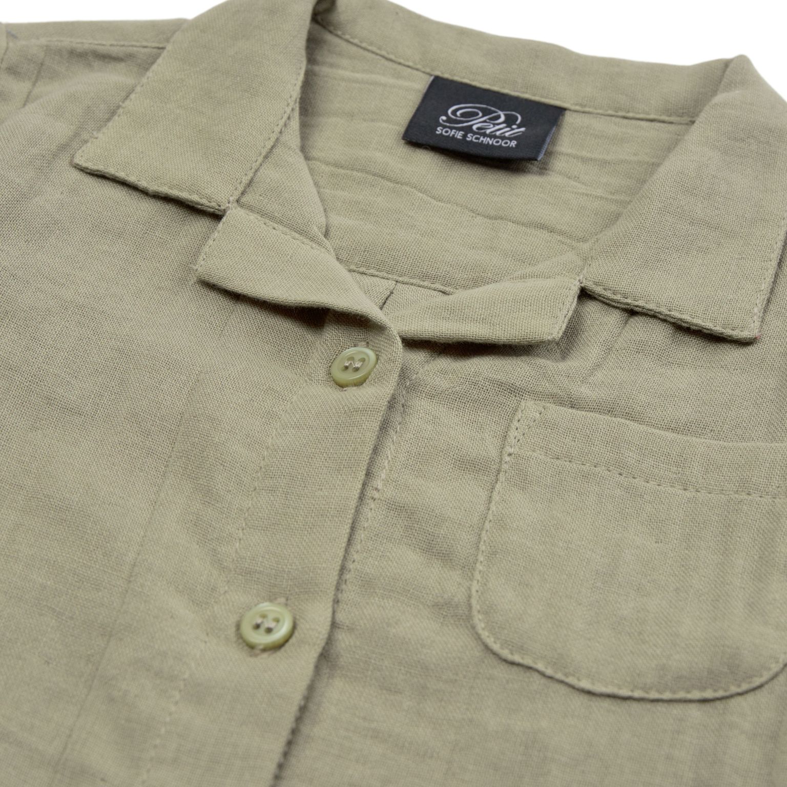 Petit by Sofie Schnoor Skjorte Dusty Green - Billede 2