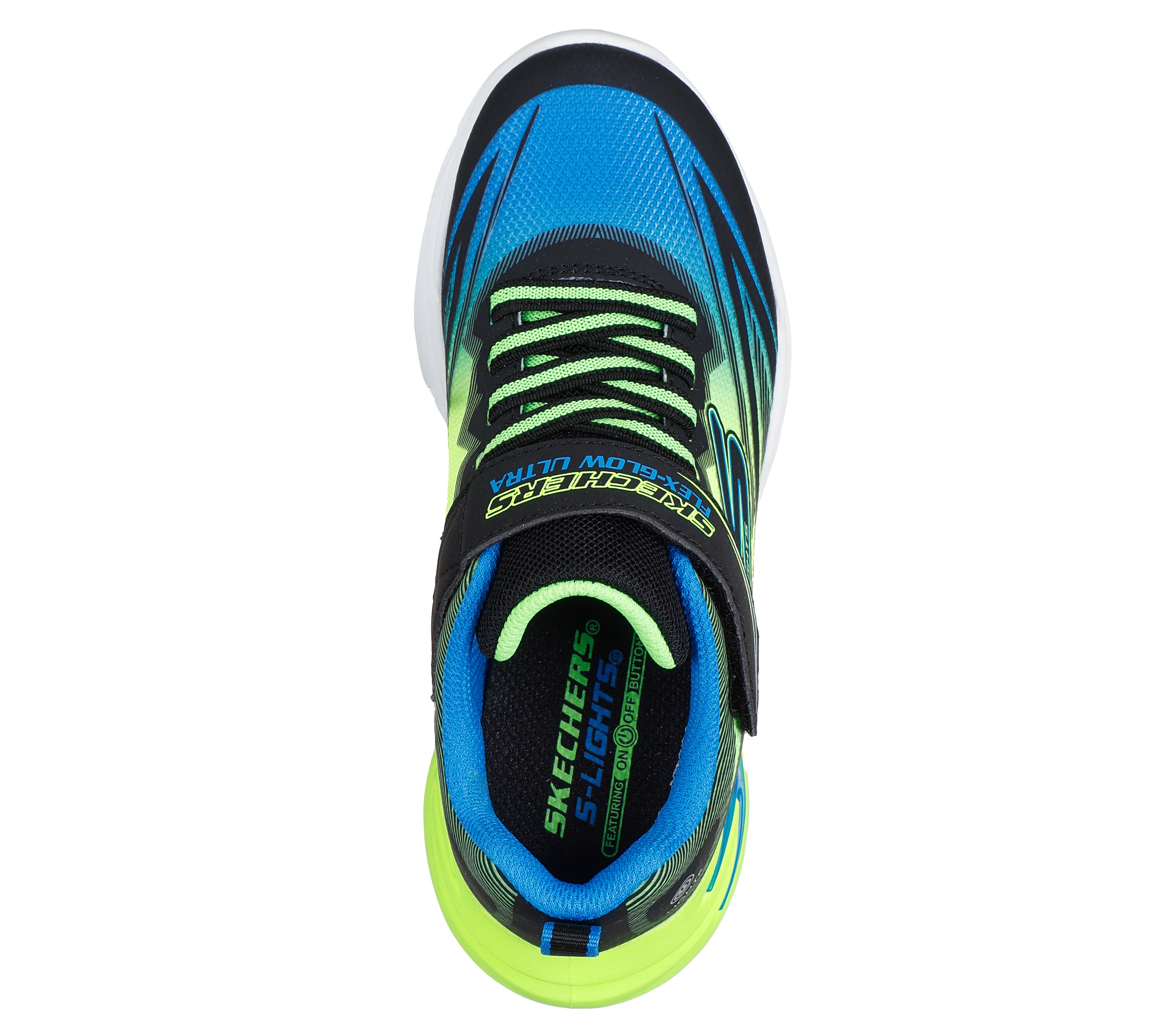Skechers S-Lights Flex-Glow Ultra Black - Billede 2