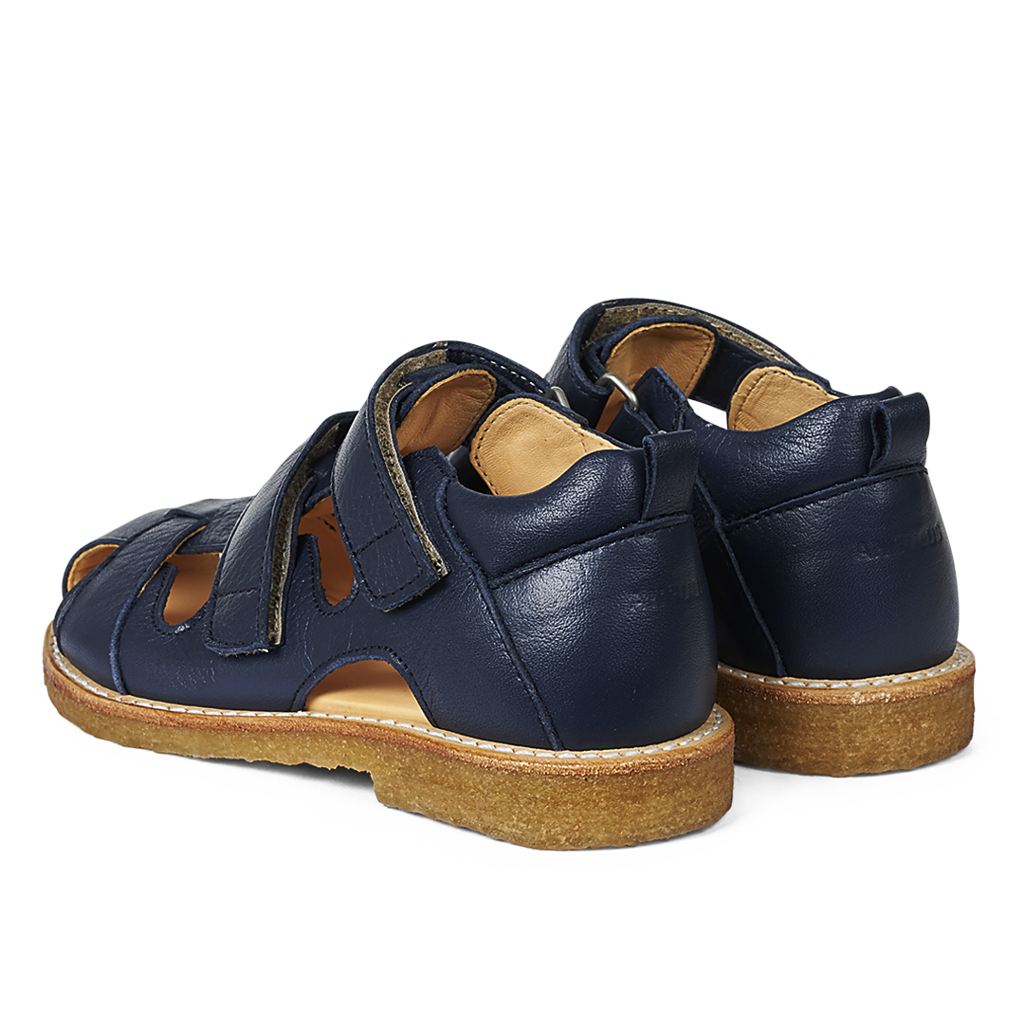 Angulus Sandal Med Velcrolukning Navy - Billede 3