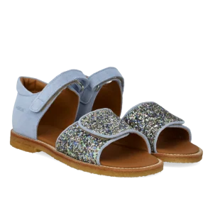 Angulus Sandal med funklende glitter Spring Multi Glitter