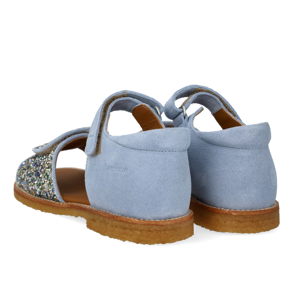 Angulus Sandal med funklende glitter Spring Multi Glitter - Billede 3