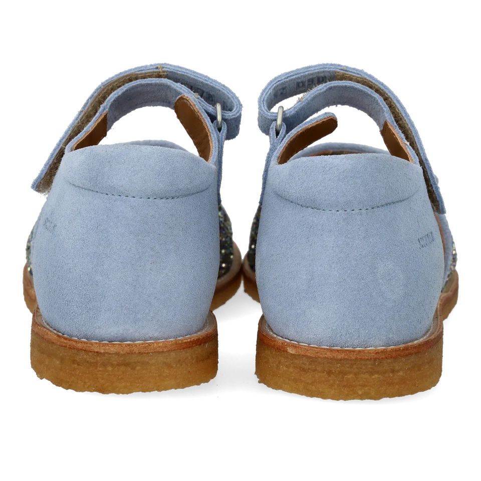 Angulus Sandal med funklende glitter Spring Multi Glitter - Billede 6