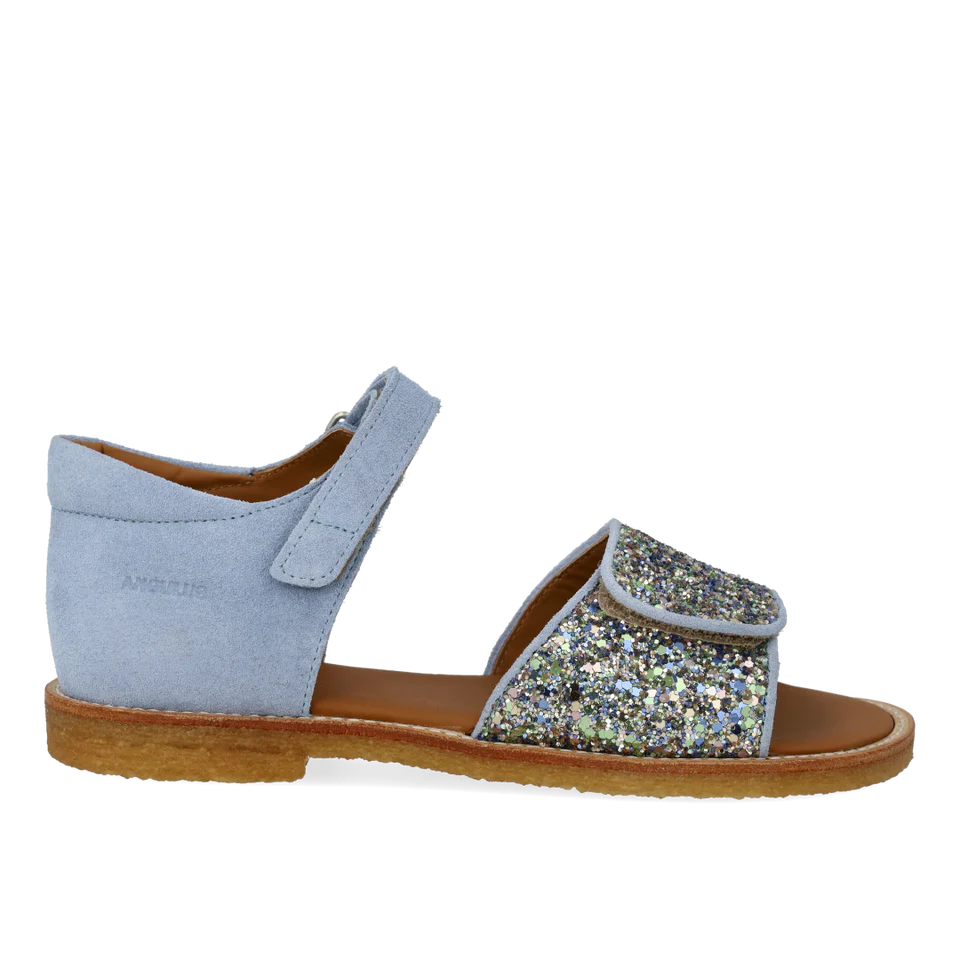 Angulus Sandal med funklende glitter Spring Multi Glitter - Billede 2