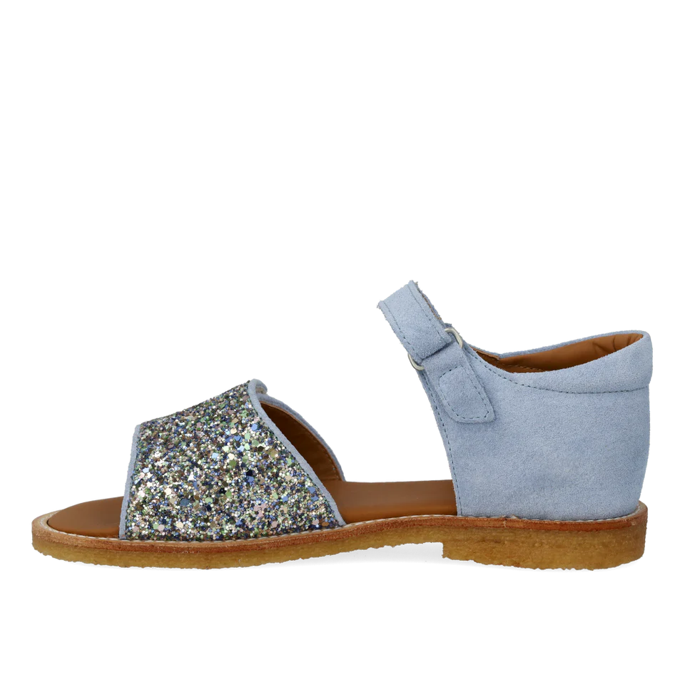 Angulus Sandal med funklende glitter Spring Multi Glitter - Billede 5