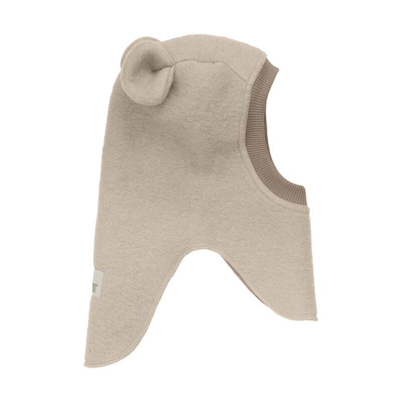 HUTTEliHUT Elefanthue Uld 2-lags Balaclava Ears Sand Melange - Billede 2