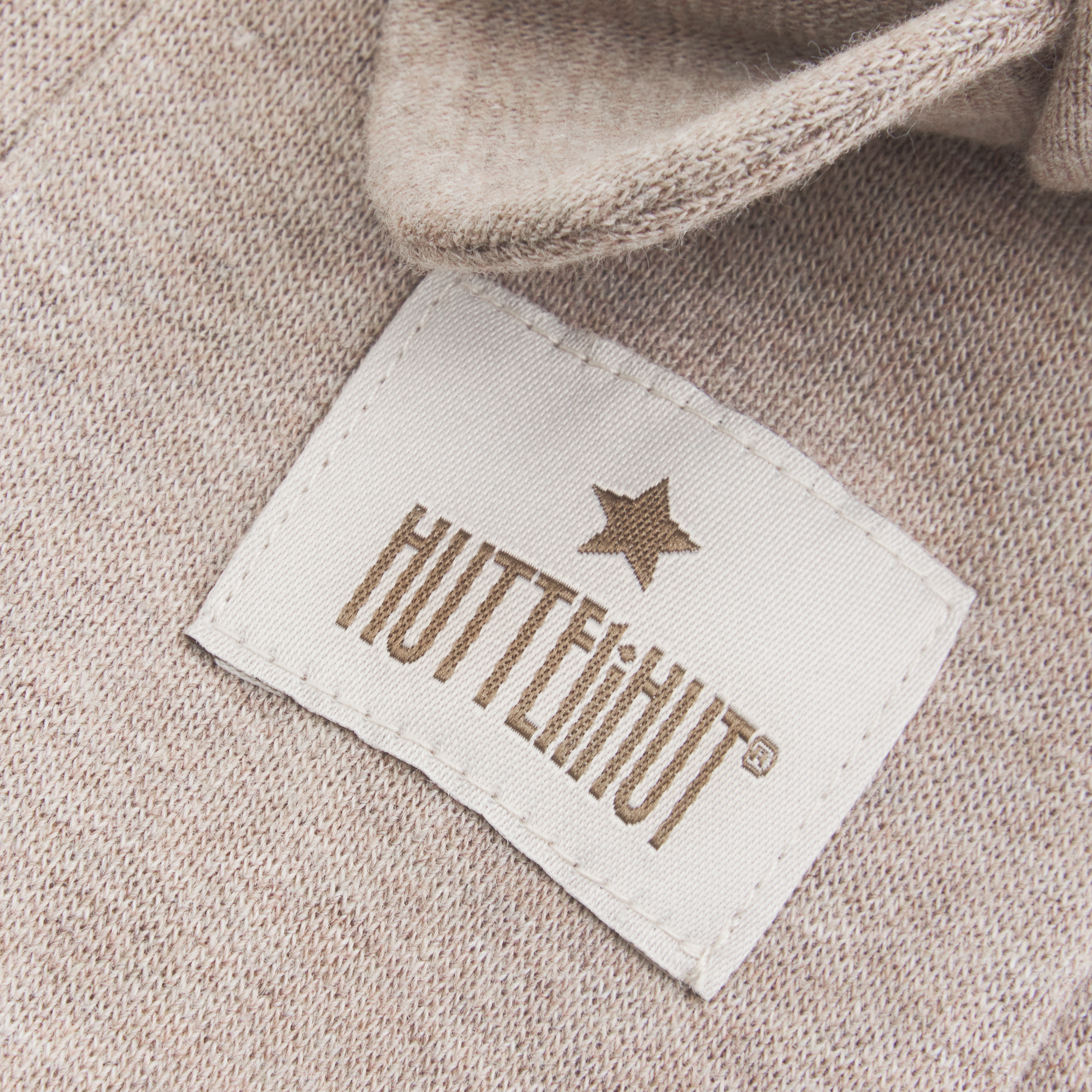 HUTTEliHUT Elefanthue Balaclava Cotton Rib Ears Camel Melange - Billede 3