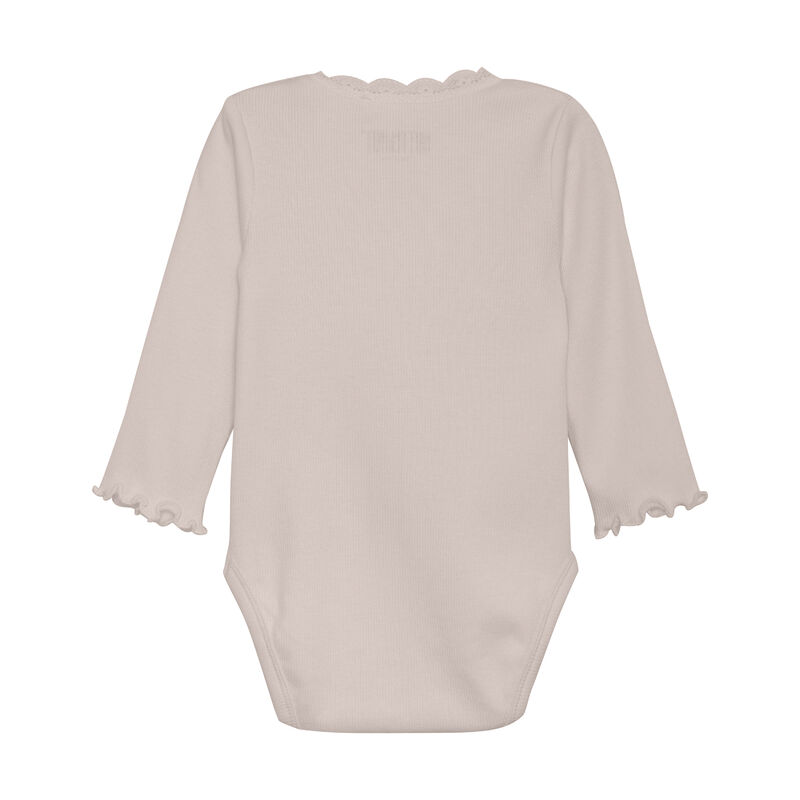 HUTTEliHUT Body LS Rib Sepia Rose - Billede 2
