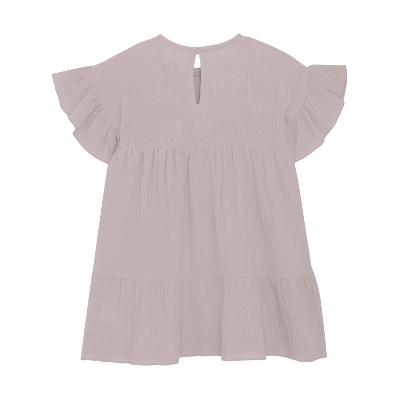 HUTTEliHUT Kjole SS Muslin Cloud Gray - Billede 2