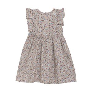 HUTTEliHUT Kjole SS Liberty Fabric Sepia Rose