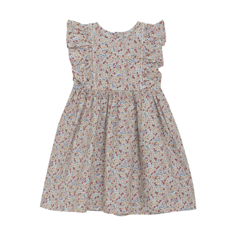 HUTTEliHUT Kjole SS Liberty Fabric Sepia Rose