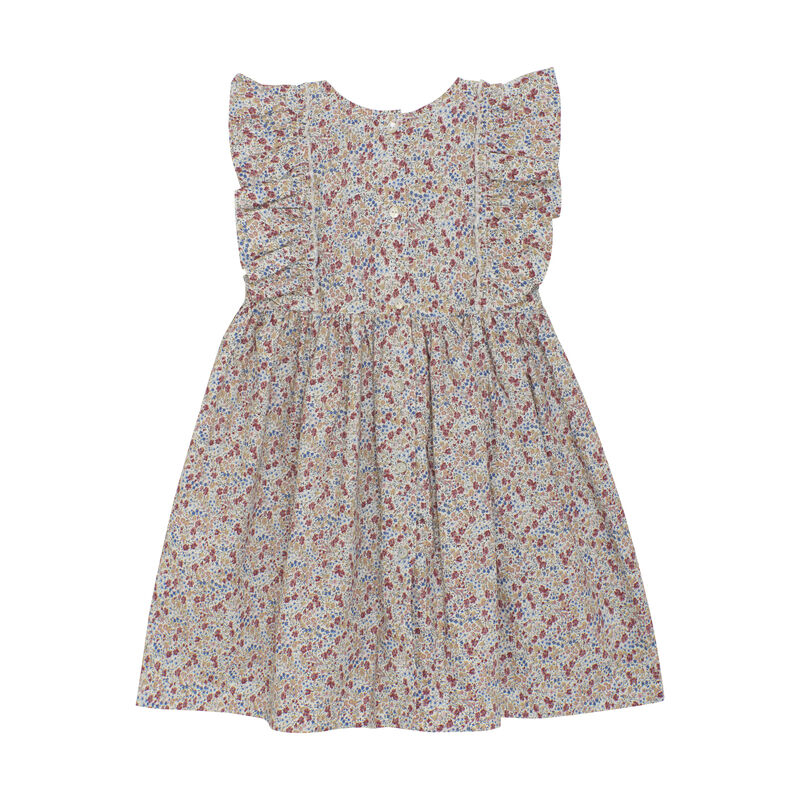 HUTTEliHUT Kjole SS Liberty Fabric Sepia Rose - Billede 2