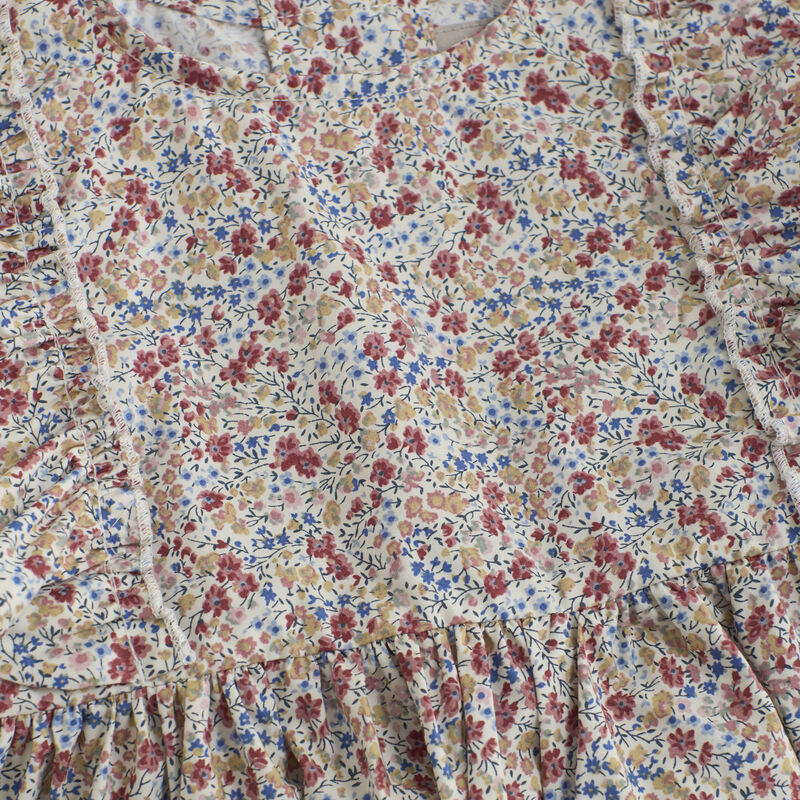 HUTTEliHUT Kjole SS Liberty Fabric Sepia Rose - Billede 3