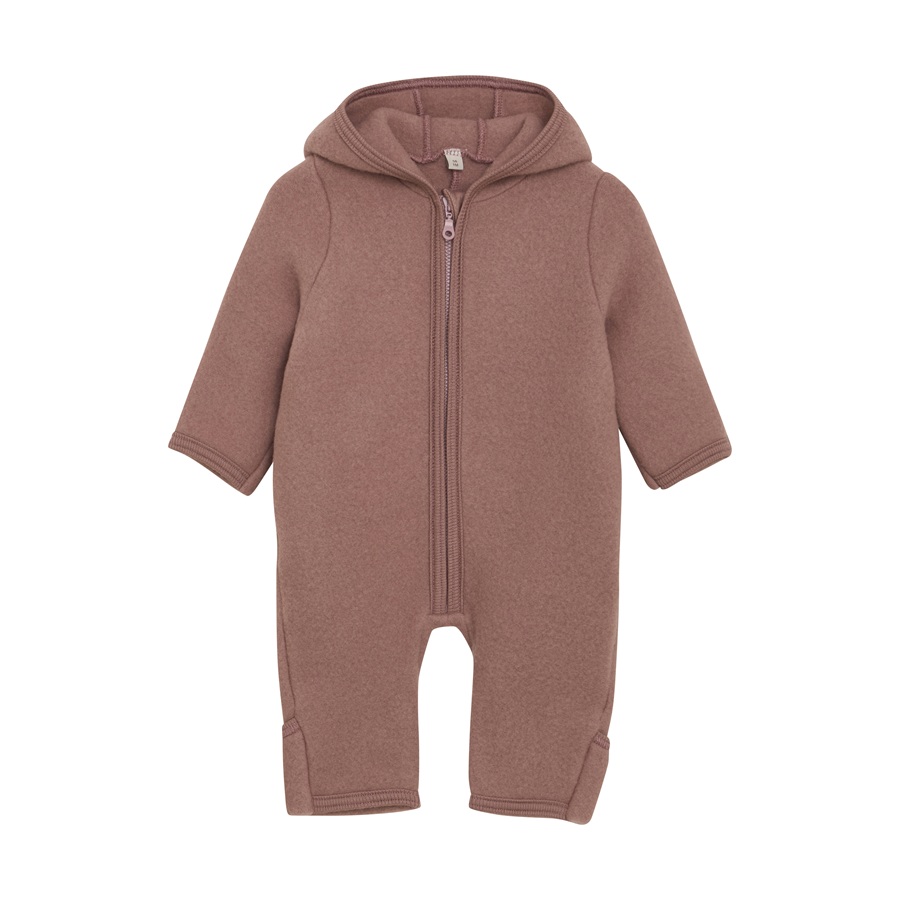 HUTTEliHUT køredragt Uld Fleece Pramsuit Burlwood