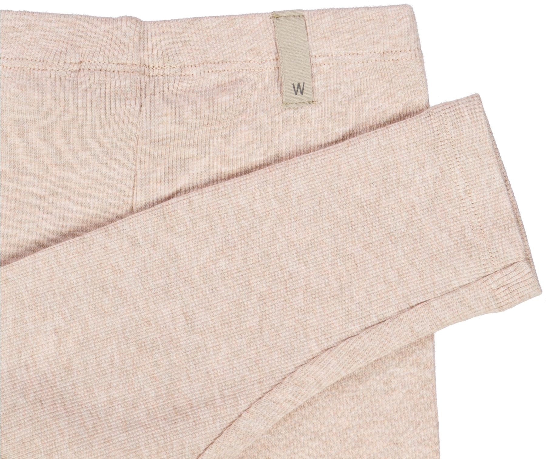 Wheat Leggins Baby Rib Rose Melange - Billede 3