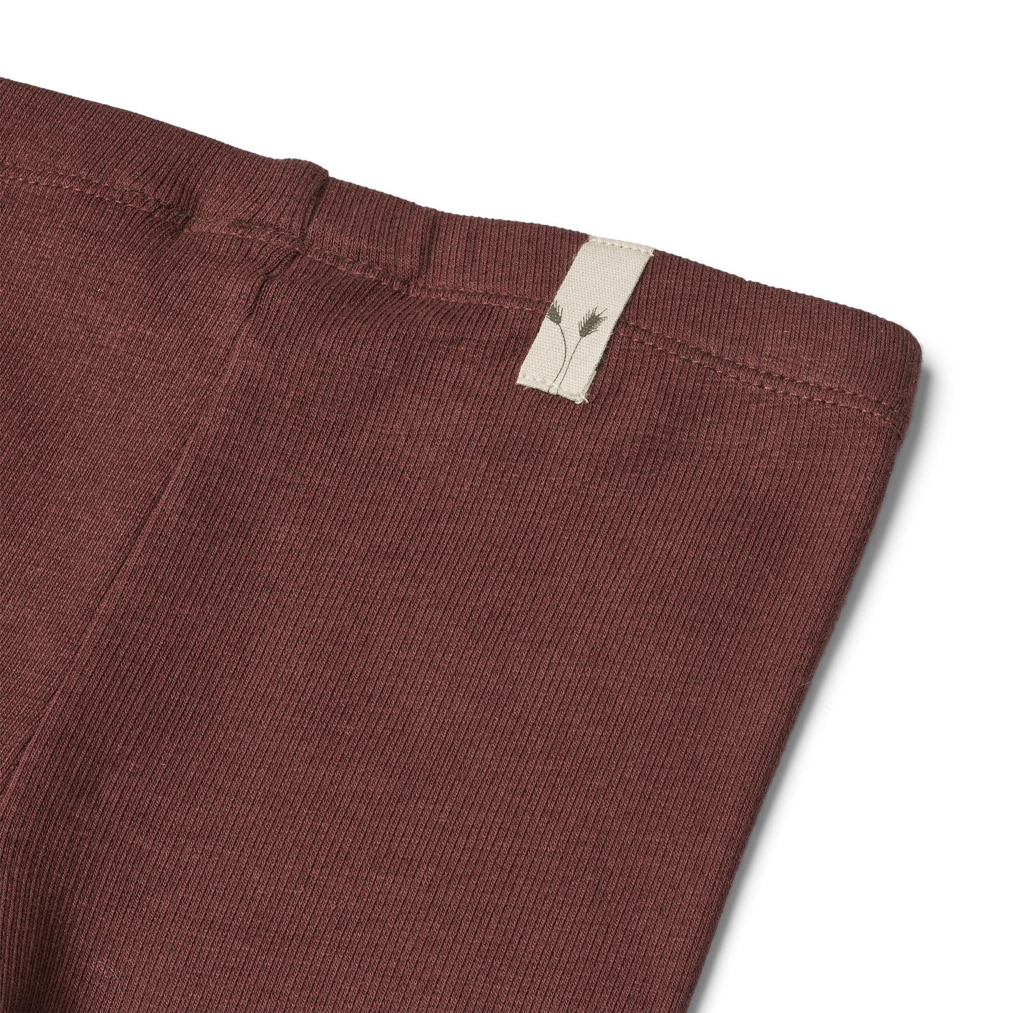 Wheat Leggins Baby Rib Maddy Aubergine - Billede 3