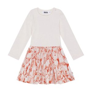 Molo Kjole LS Carel Red Horses