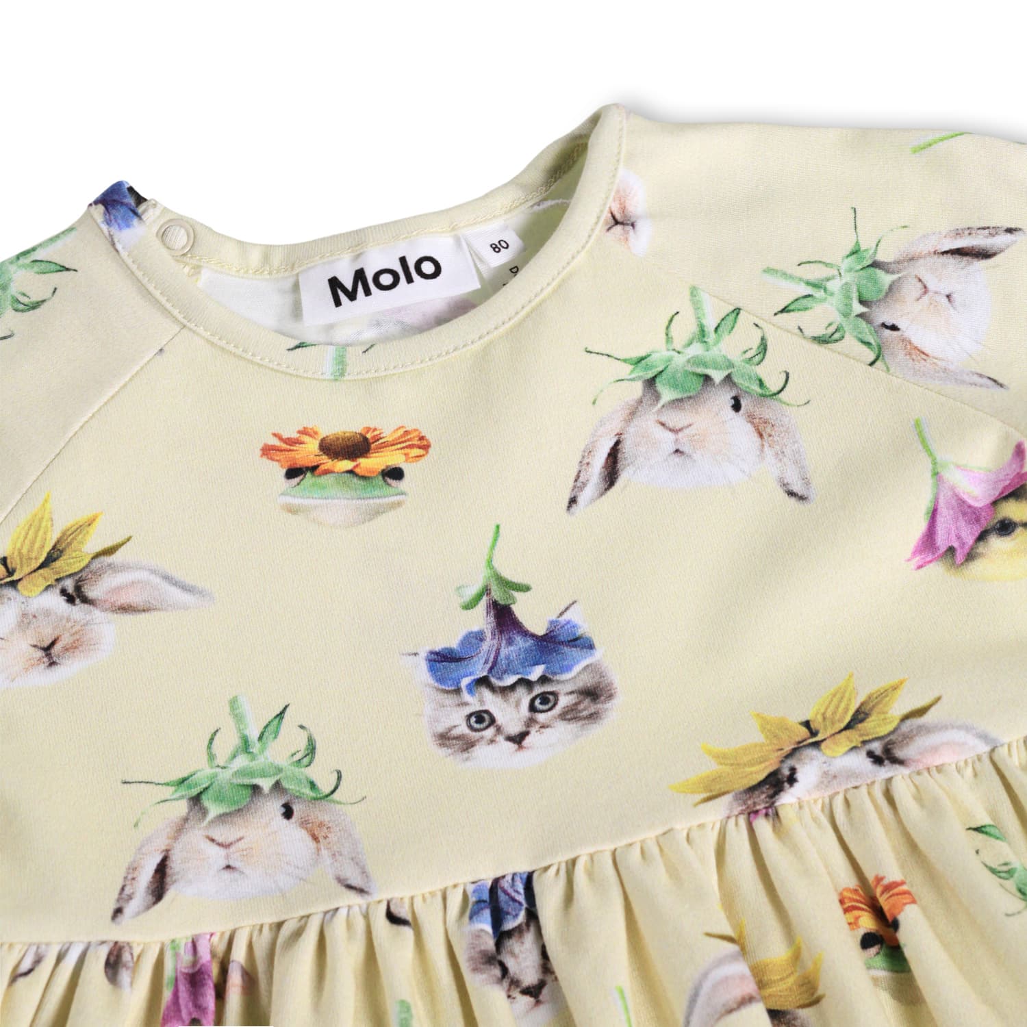 Molo Kjole LS Charmaine Floral Fun Baby - Billede 3