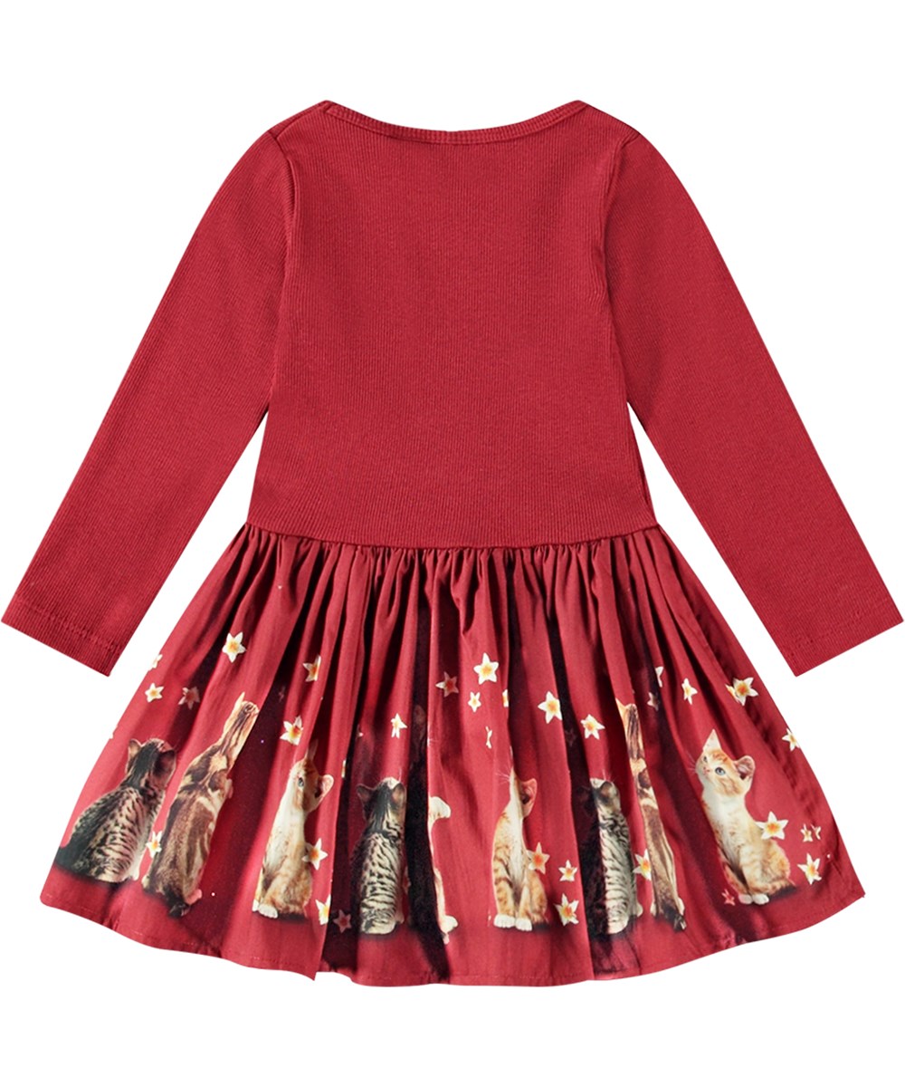 Molo Kjole LS Candi Velvety Kittens - Billede 2