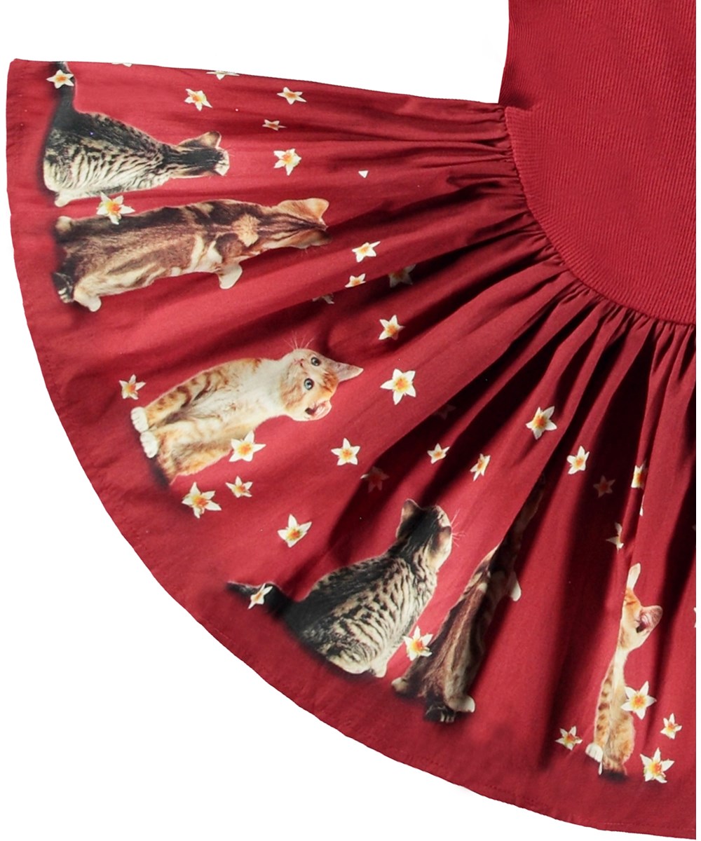 Molo Kjole LS Candi Velvety Kittens - Billede 3