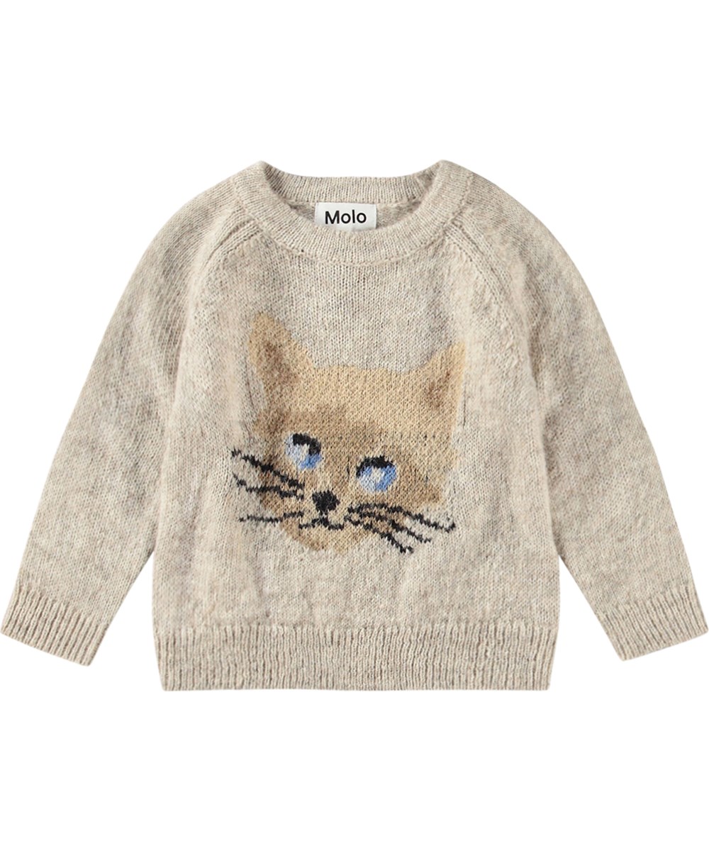 Molo Sweatshirt LS Strik Gilby Kitten Knit
