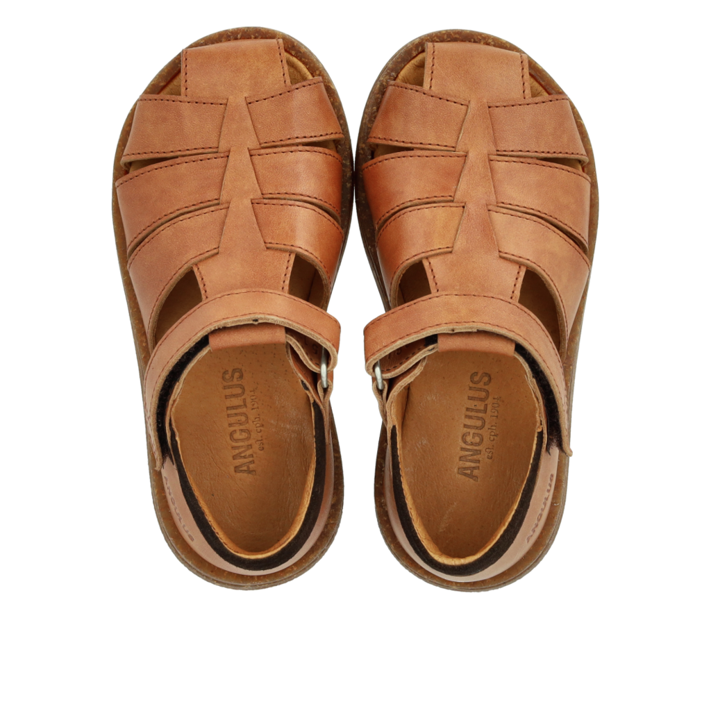 Angulus Sandal Med Velcrolukning Tan - Billede 6
