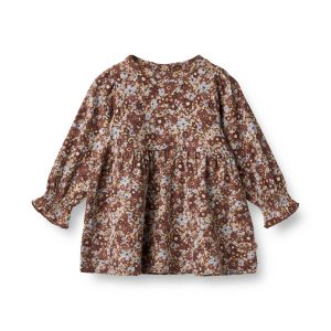 Wheat Kjole LS Baby Jersey Elaine Flowers in Plenty