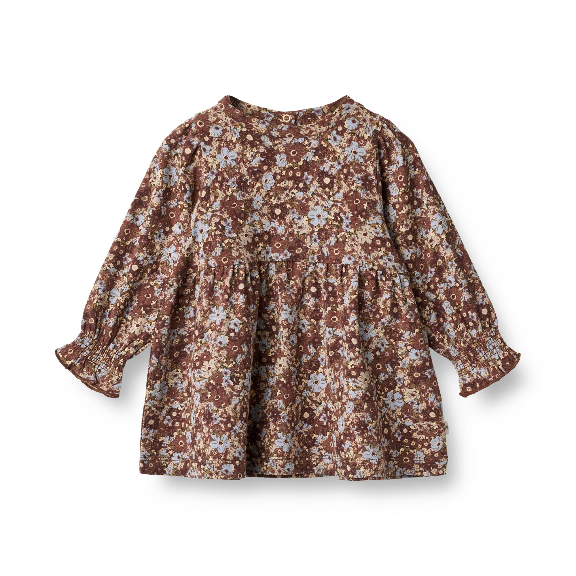 Wheat Kjole LS Baby Jersey Elaine Flowers in Plenty