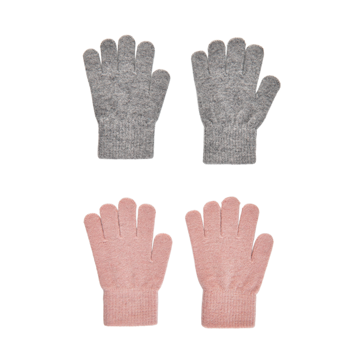 CeLaVi Vanter Uld 2-pak Magic Gloves Misty Rose - Billede 2
