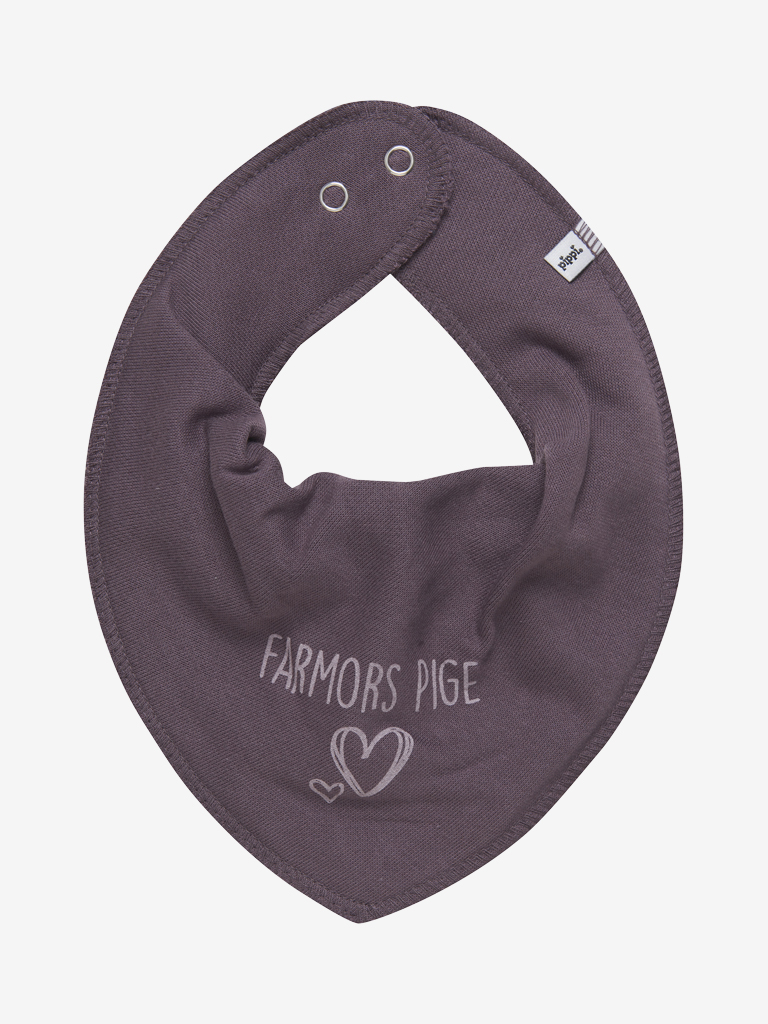 Pippi Hagesmæk Bandana "Farmors Pige" Plum