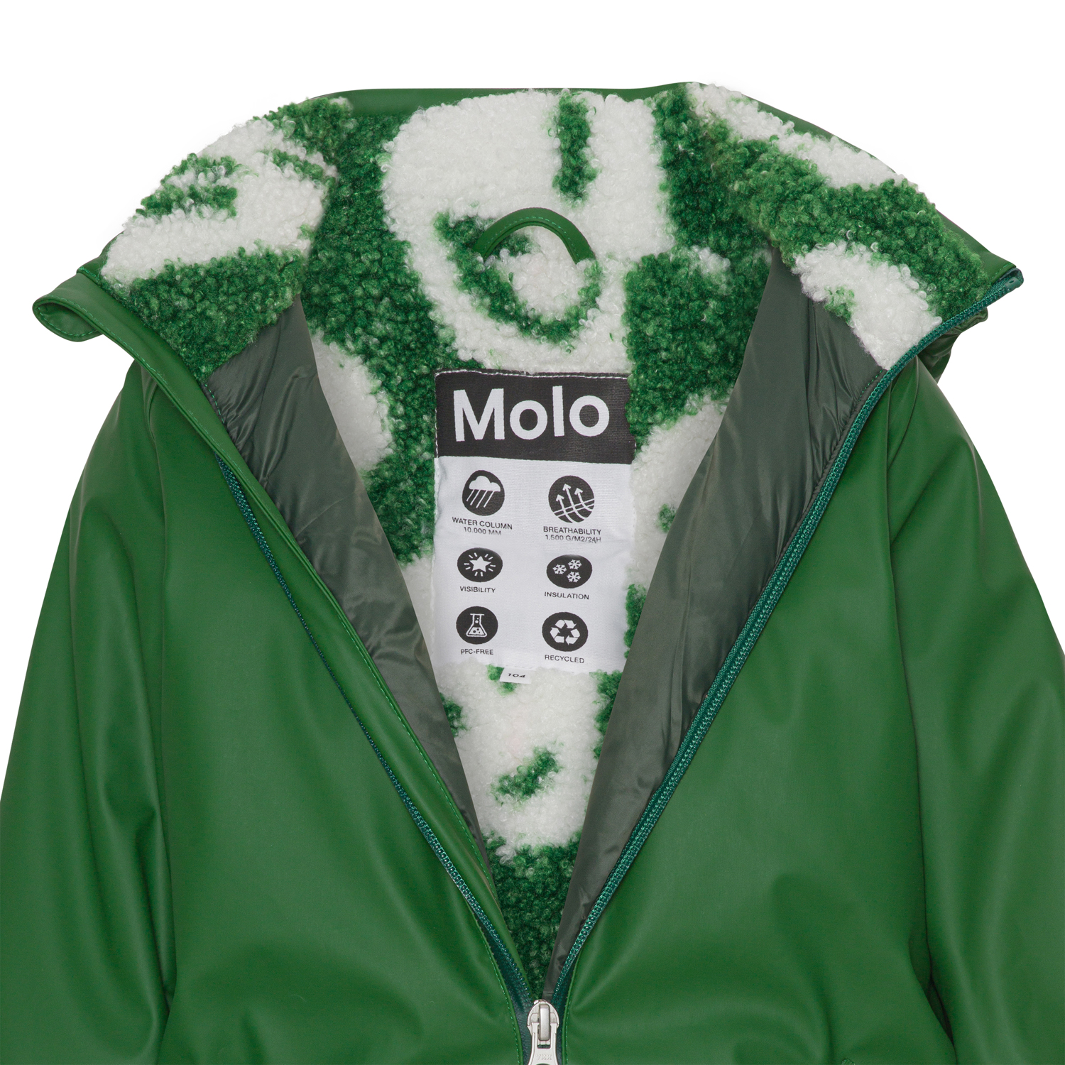 Molo Gummi Flyverdragt Paco Woodland Green - Billede 4