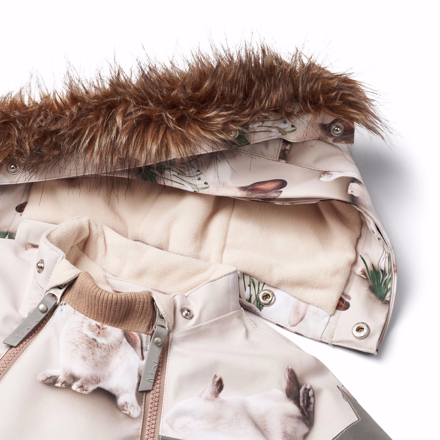 Molo Flyverdragt Pyxis Fur Winter Rabbits - Billede 4
