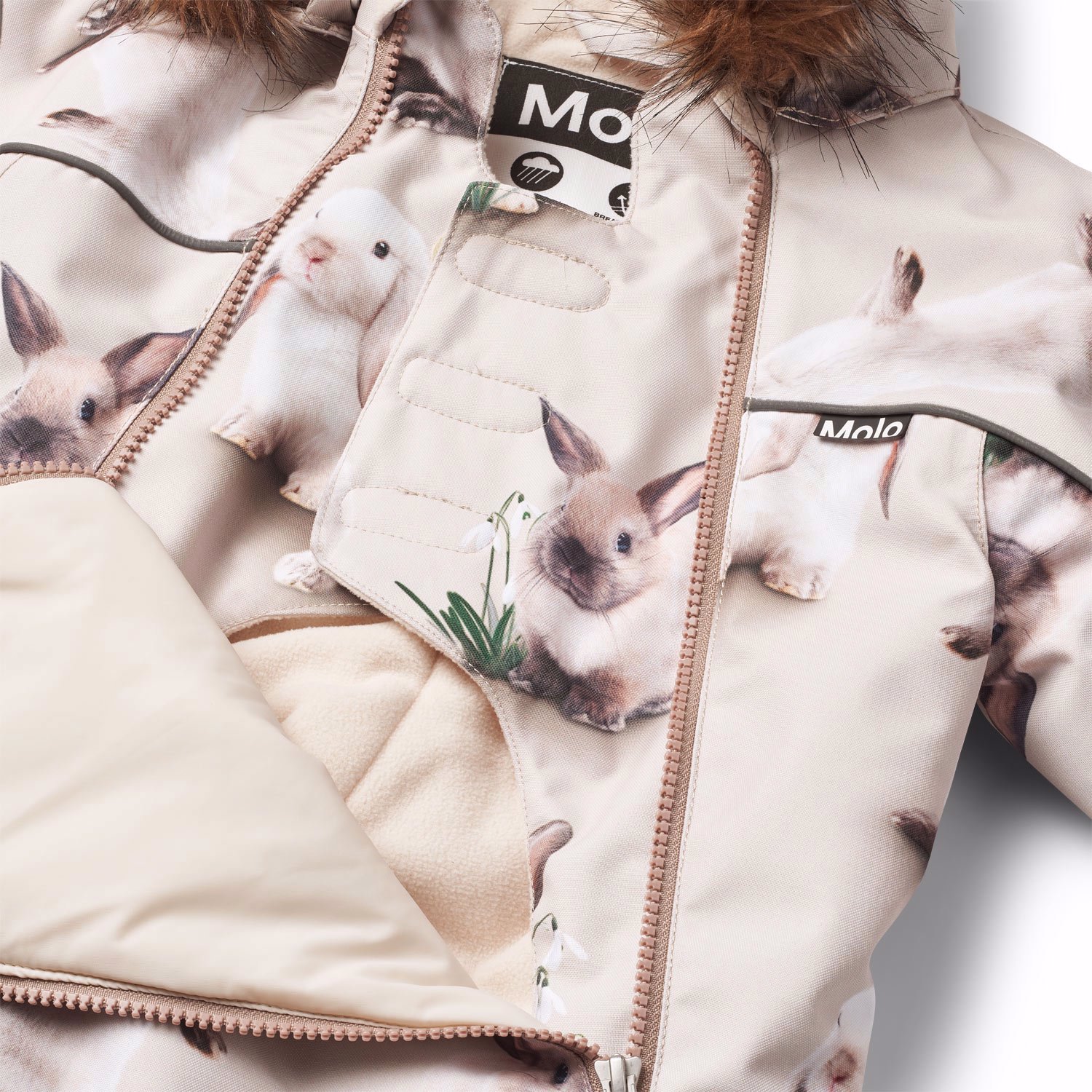 Molo Flyverdragt Pyxis Fur Winter Rabbits - Billede 6