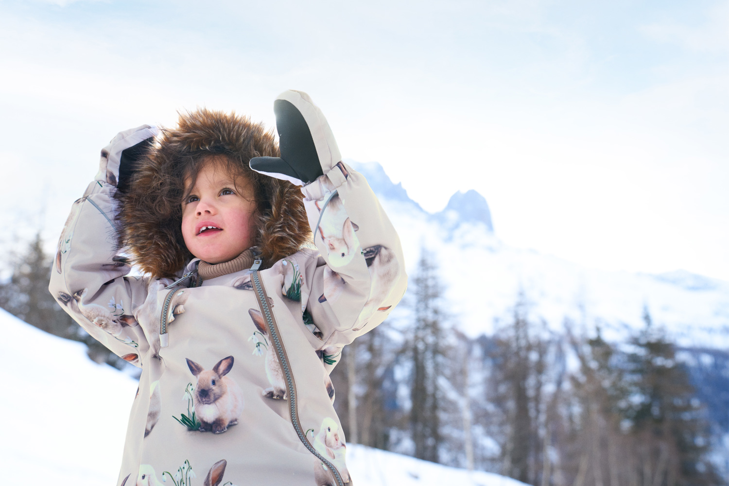 Molo Flyverdragt Pyxis Fur Winter Rabbits - Billede 9
