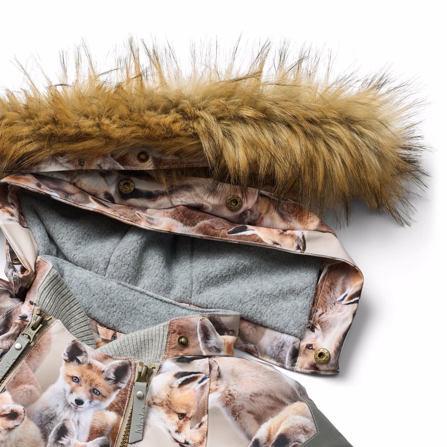 Molo Vinterjakke Hopla Fur Playing Foxes - Billede 3