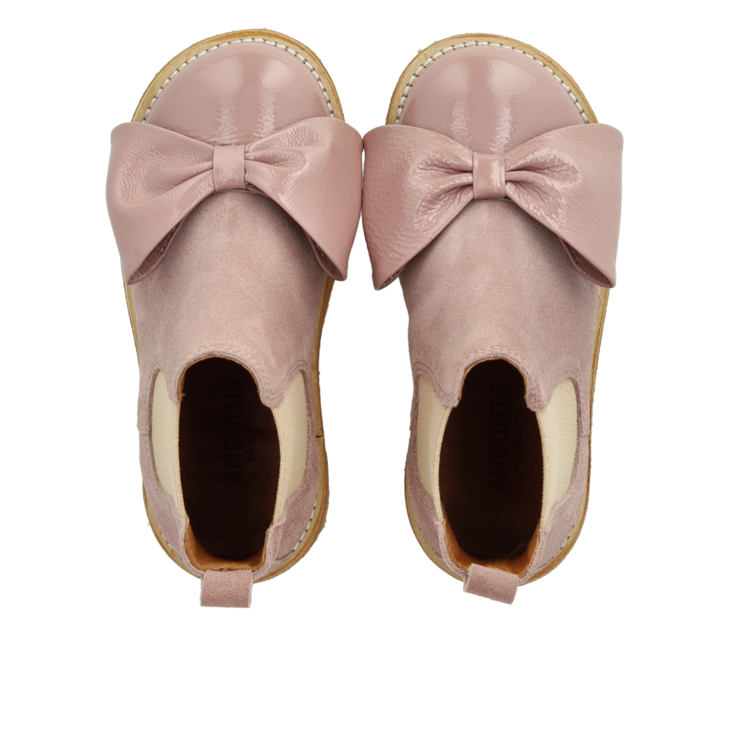 Angulus Chelsea Støvle m. sløjfe Faded Rose - Billede 3
