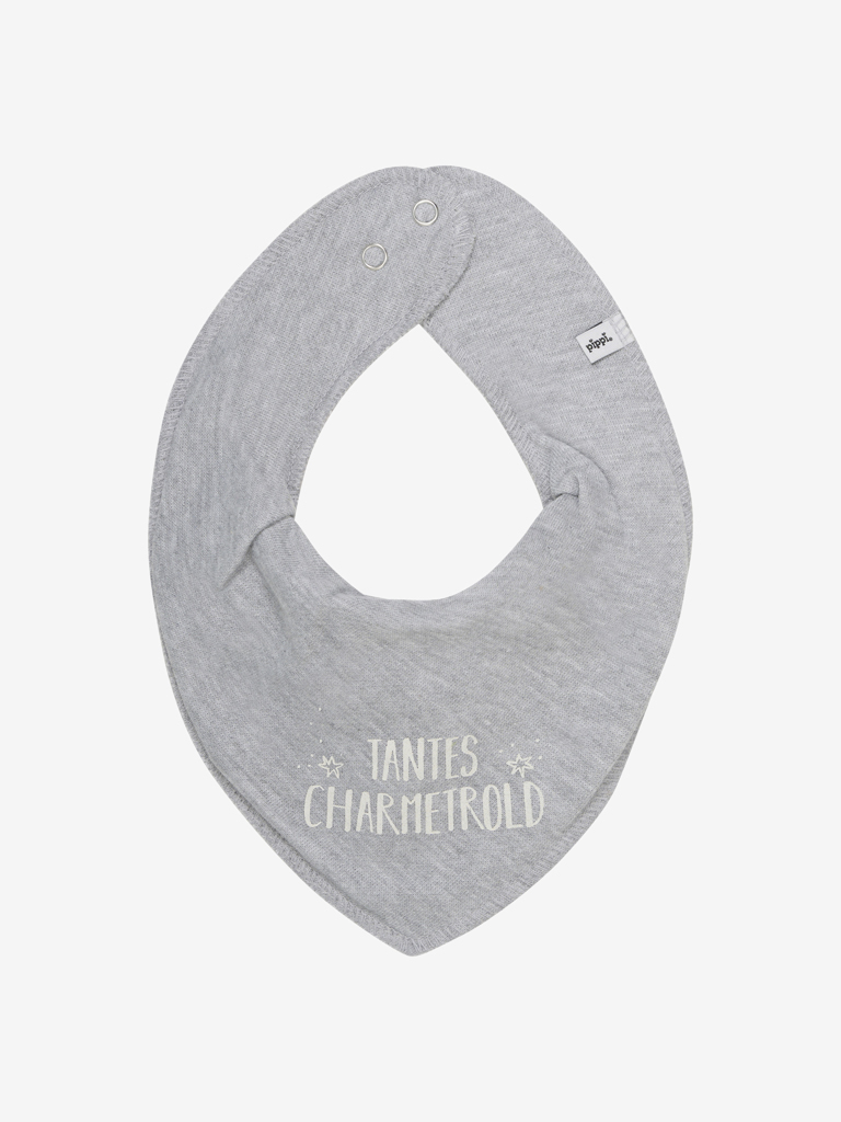 Pippi Hagesmæk Bandana "Tantes Charmetrold" Grey Melange