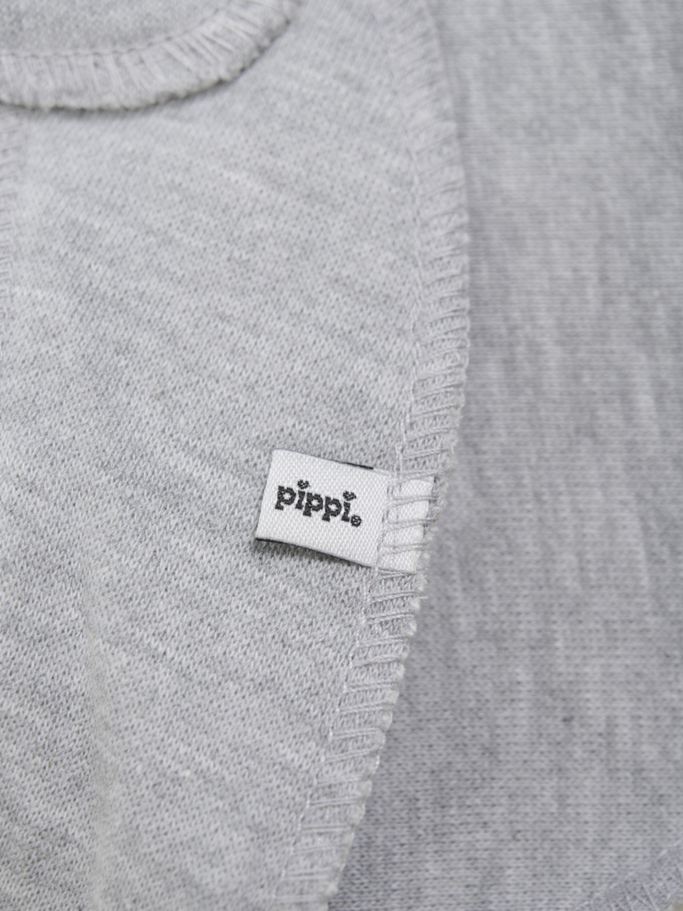 Pippi Hagesmæk Bandana "Tantes Charmetrold" Grey Melange - Billede 2