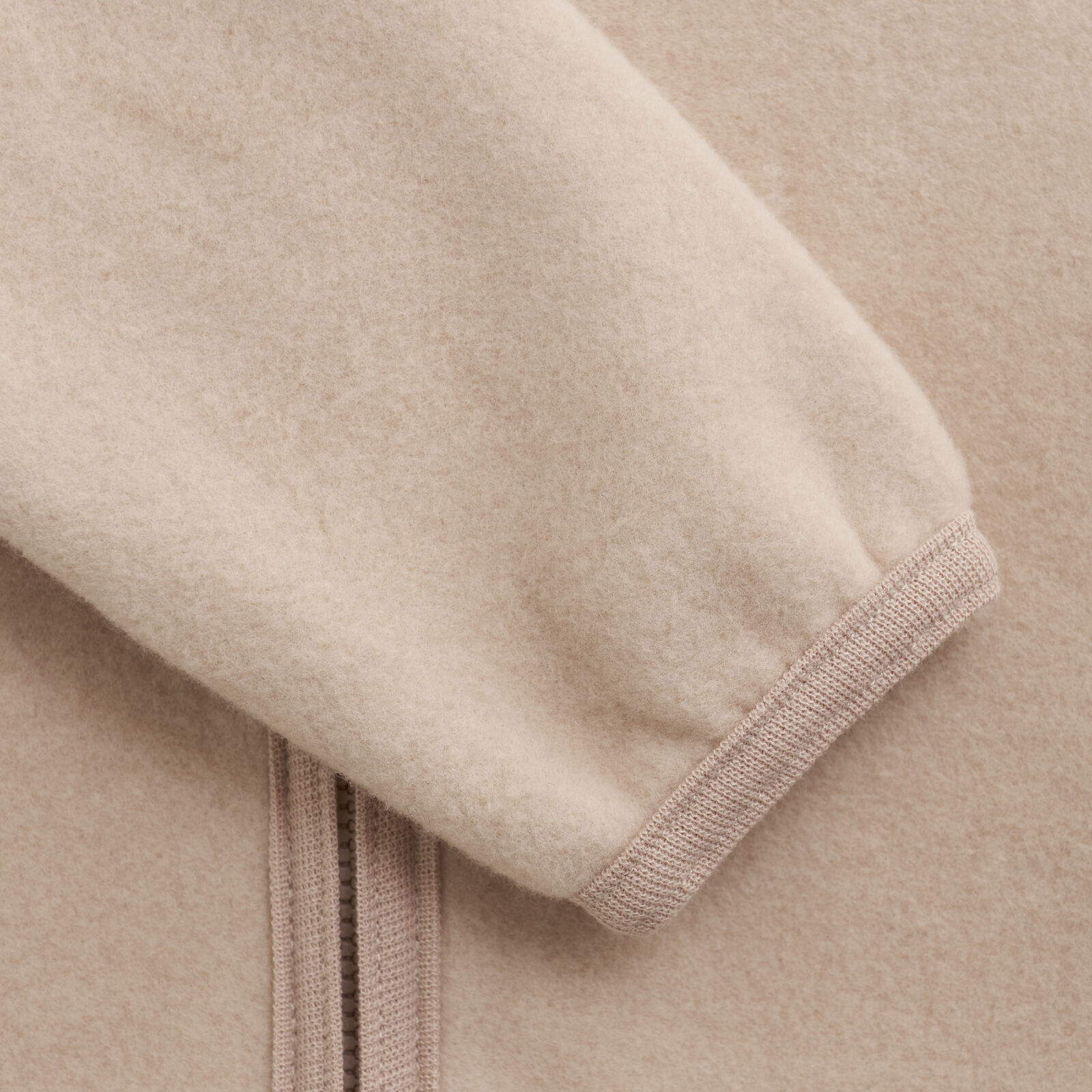 HUTTEliHUT køredragt Uld Pram Suit Ears Fleece Mahogany Melange - Billede 3