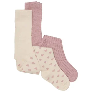 Minymo Strømpebukser 2-pak Light Rose