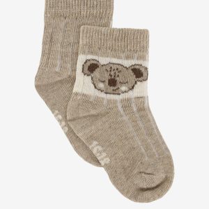 Minymo Sokker Baby 2-pak Silver Mink