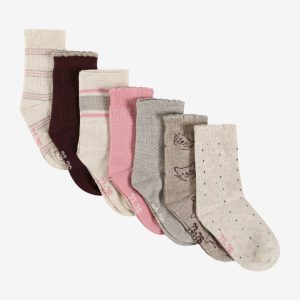 Minymo Sokker 7-pak med mønstre Wild Rose
